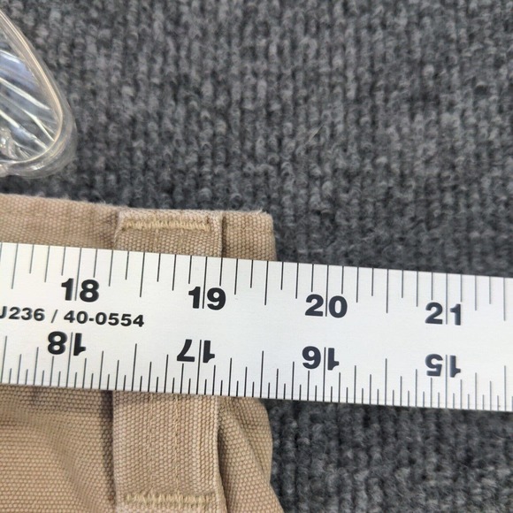 Carhartt Mens Carpenter Shorts Tan Size 40 Cotton Pockets Outdoor - Picture 5 of 15